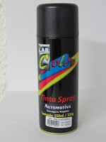 TINTA SPRAY PRETO METÁLICO 350 ml - CÓDIGO 524 - TINTA METÁLICA COLORIDA